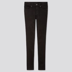 Uniqlo Black Tapered High Rise Skinny Jeans